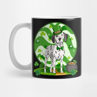 Dalmatian Leprechaun St Patricks Day Irish Dog Mug